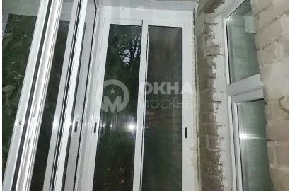 Остекление балкона алюминиевым профилем - фото - 4