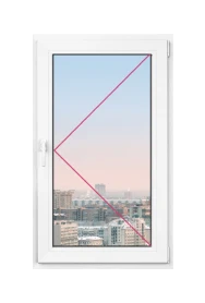 Одностворчатое окно Rehau Blitz 960x960 - 1 Одностворчатое окно Rehau Blitz 960x960 - фото - 1